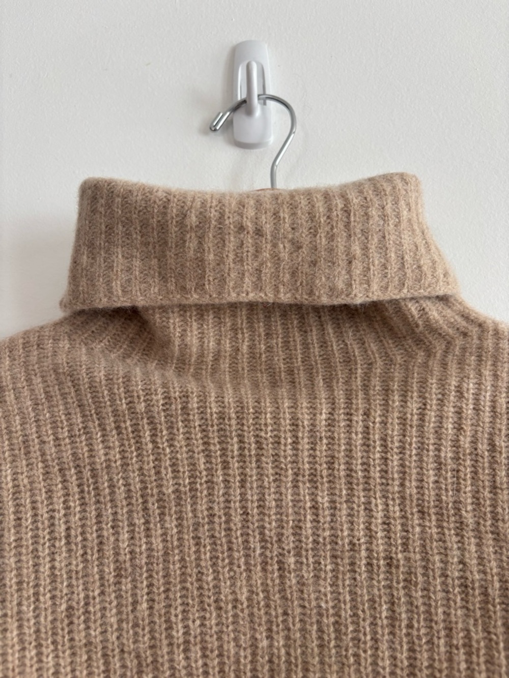 7115 by Szeki Yak and Wool Turtleneck Sweater Wheat Brown - Picture 6 of 15